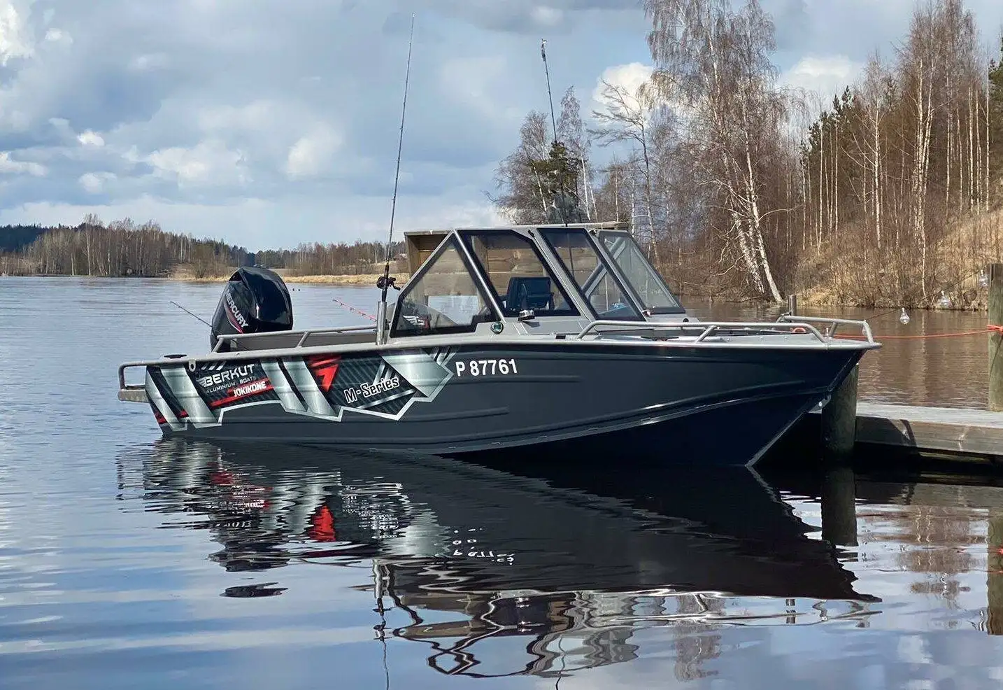Motorboat Bergut with Mercury 60 hp