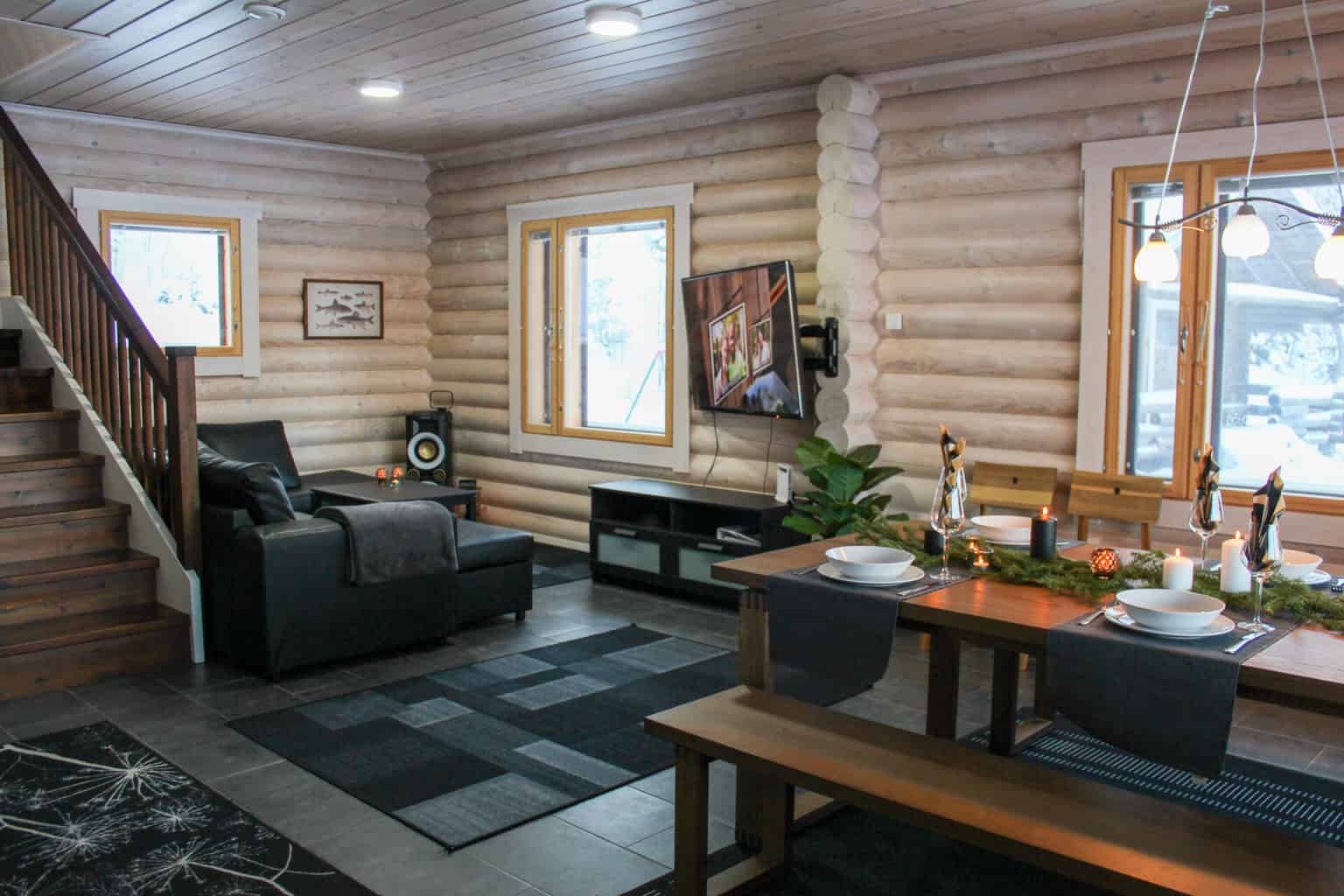 Villa Hiekkaranta living room