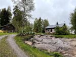 Villa Rock Saimaa Blick auf Cottage und Garten