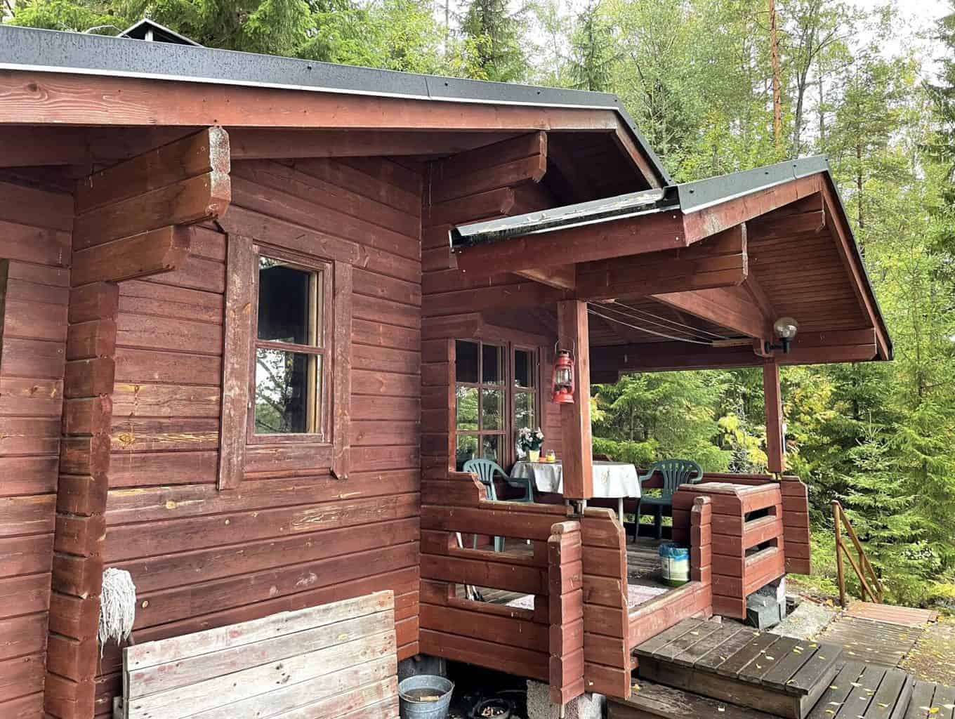 Villa Rock Saimaa sauna and terasse