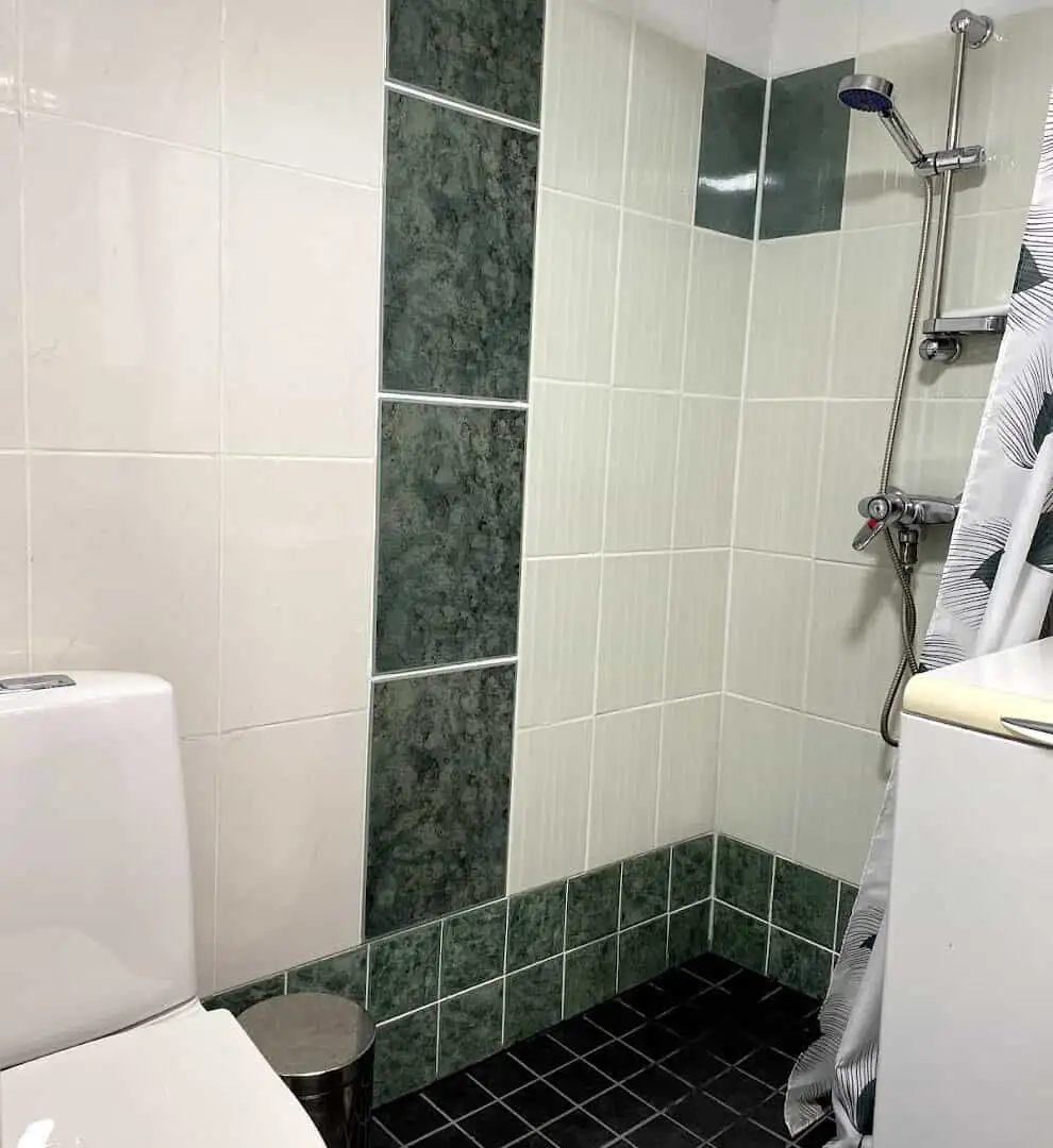 Villa Rock Saimaa shower and toilet